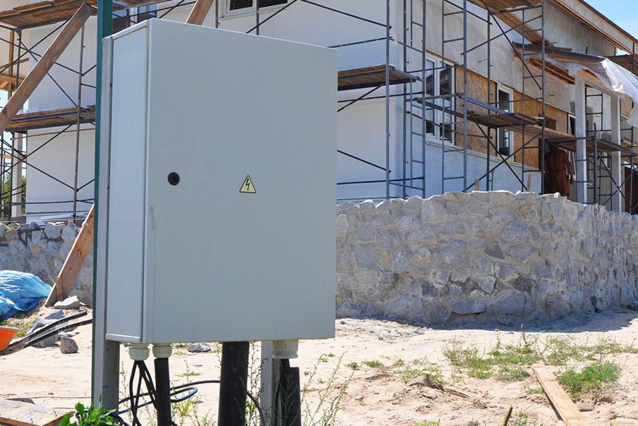 Baustrom bei Krämer Elektrotechnik in Ostfildern